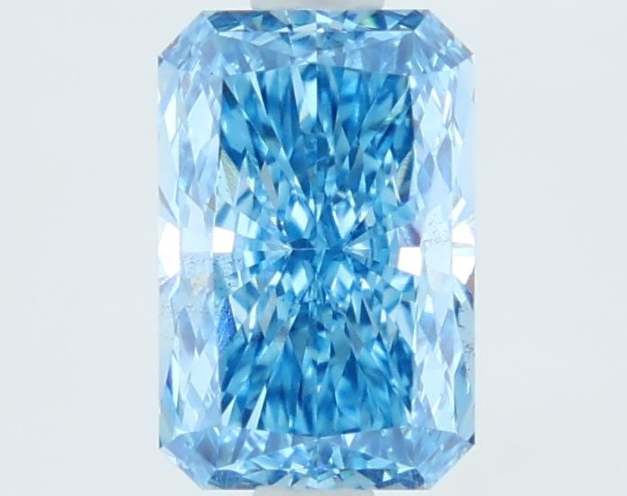 Loose Diamond - RADIANT 1.4ct Fancy Vivid Blue SI1: Loose Diamond - RADIANT 1.4ct Fancy Vivid Blue SI1 Source: This is a real non-mined Diamond that has been grown in a lab Shape: RADIANT Carats: 1.4 Color: Fancy Vivid Blue Certification: IGI Video: