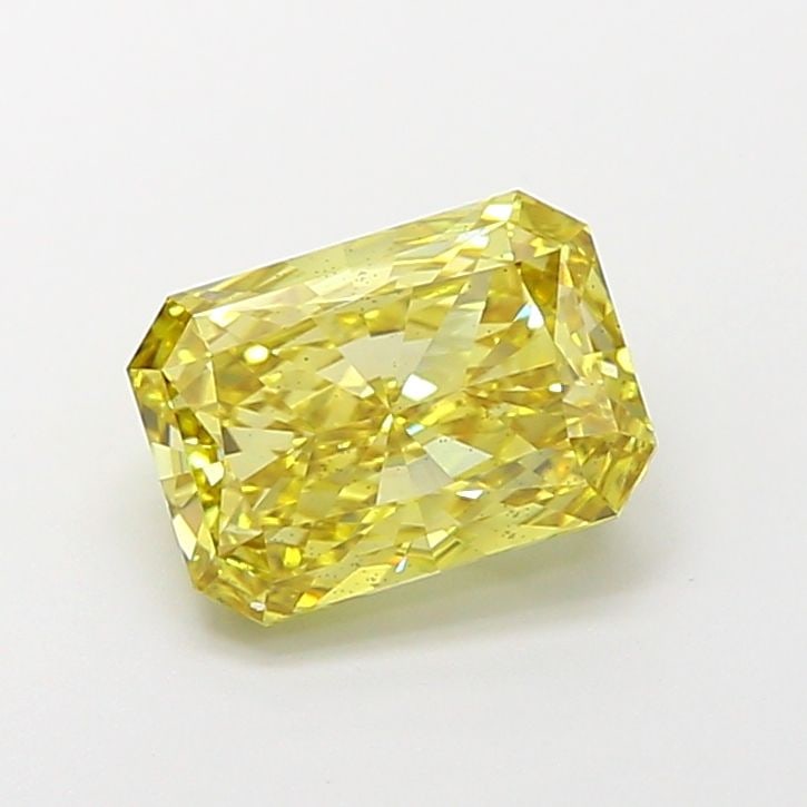 Loose Diamond - RADIANT 2.06ct Fancy Intense Yellow SI1: Loose Diamond - RADIANT 2.06ct Fancy Intense Yellow SI1 Source: This is a real non-mined Diamond that has been grown in a lab Shape: RADIANT Carats: 2.06 Color: Fancy Intense Yellow Certification: IGI