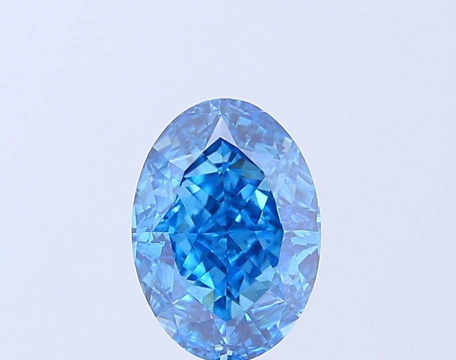 Loose Diamond - OVAL 2.03ct Fancy Vivid Blue VS2: Loose Diamond - OVAL 2.03ct Fancy Vivid Blue VS2 Source: This is a real non-mined Diamond that has been grown in a lab Shape: OVAL Carats: 2.03 Color: Fancy Vivid Blue Certification: IGI Video: