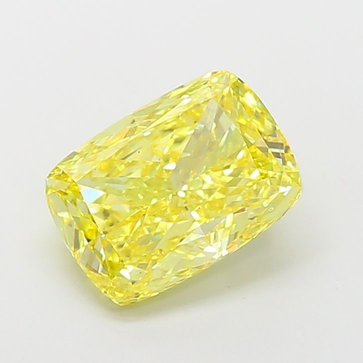 Loose Diamond - CUSHION MODIFIED 5.0ct Fancy Intense Yellow VS2: Loose Diamond - CUSHION MODIFIED 5.0ct Fancy Intense Yellow VS2 Source: This is a real non-mined Diamond that has been grown in a lab Shape: CUSHION MODIFIED Carats: 5.0 Color: Fancy Intense Yellow Ce