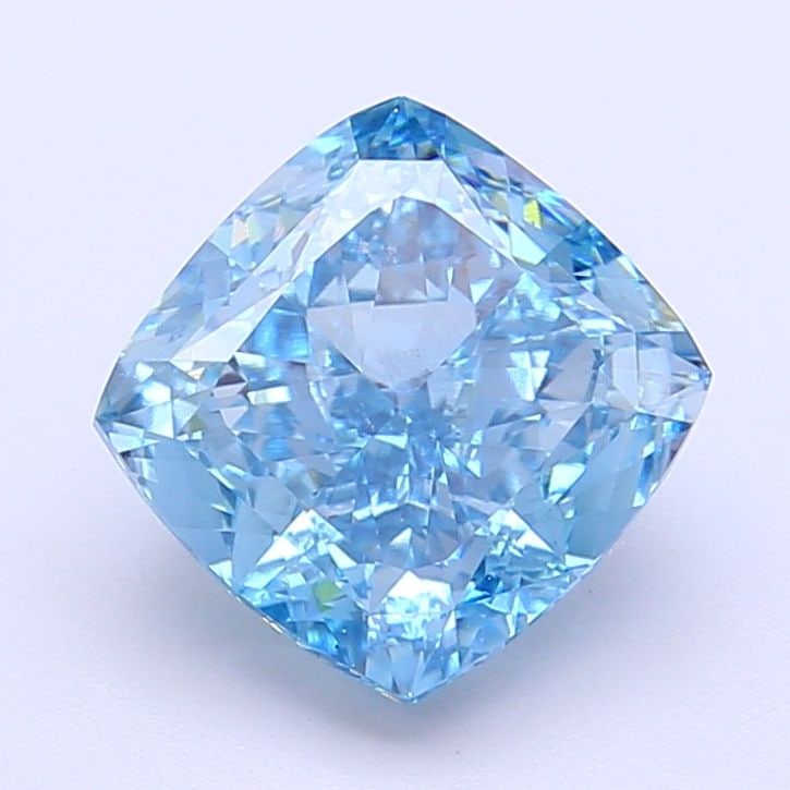 Loose Diamond - CUSHION MODIFIED 3.07ct Fancy Vivid Blue VS2: Loose Diamond - CUSHION MODIFIED 3.07ct Fancy Vivid Blue VS2 Source: This is a real non-mined Diamond that has been grown in a lab Shape: CUSHION MODIFIED Carats: 3.07 Color: Fancy Vivid Blue Certific