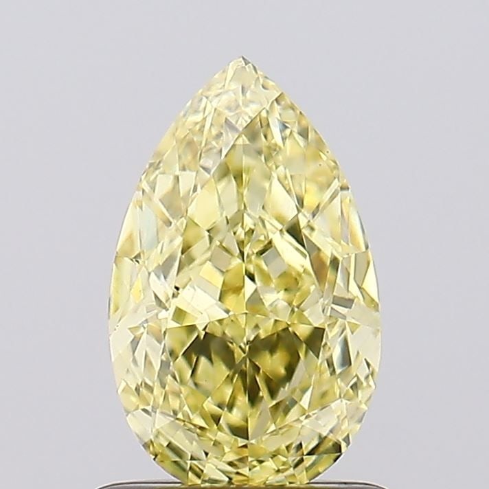 Loose Diamond - PEAR 1.13ct Fancy Intense Yellow VVS2: Loose Diamond - PEAR 1.13ct Fancy Intense Yellow VVS2 Source: This is a real non-mined Diamond that has been grown in a lab Shape: PEAR Carats: 1.13 Color: Fancy Intense Yellow Certification: IGI Vide