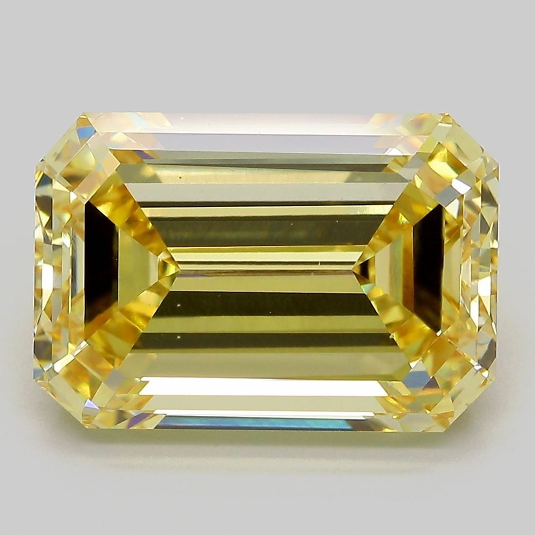 Loose Diamond - EMERALD 8.33ct Fancy Intense Yellow VS1 (1 of 1)