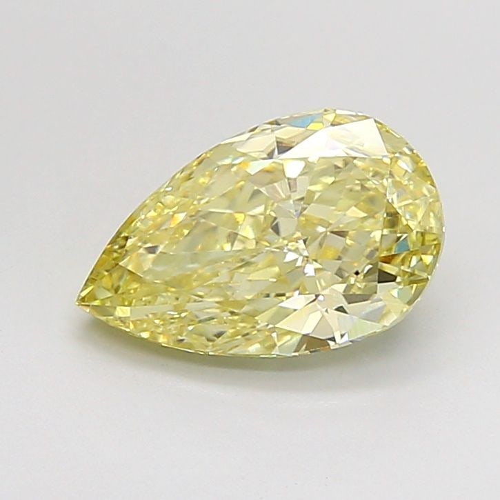Loose Diamond - PEAR 2.09ct Fancy Yellow VVS2: Loose Diamond - PEAR 2.09ct Fancy Yellow VVS2 Source: This is a real non-mined Diamond that has been grown in a lab Shape: PEAR Carats: 2.09 Color: Fancy Yellow Certification: IGI Video: