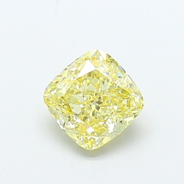 Loose Diamond - CUSHION MODIFIED 1.04ct Fancy Yellow VVS2: Loose Diamond - CUSHION MODIFIED 1.04ct Fancy Yellow VVS2 Source: This is a real non-mined Diamond that has been grown in a lab Shape: CUSHION MODIFIED Carats: 1.04 Color: Fancy Yellow Certification: 