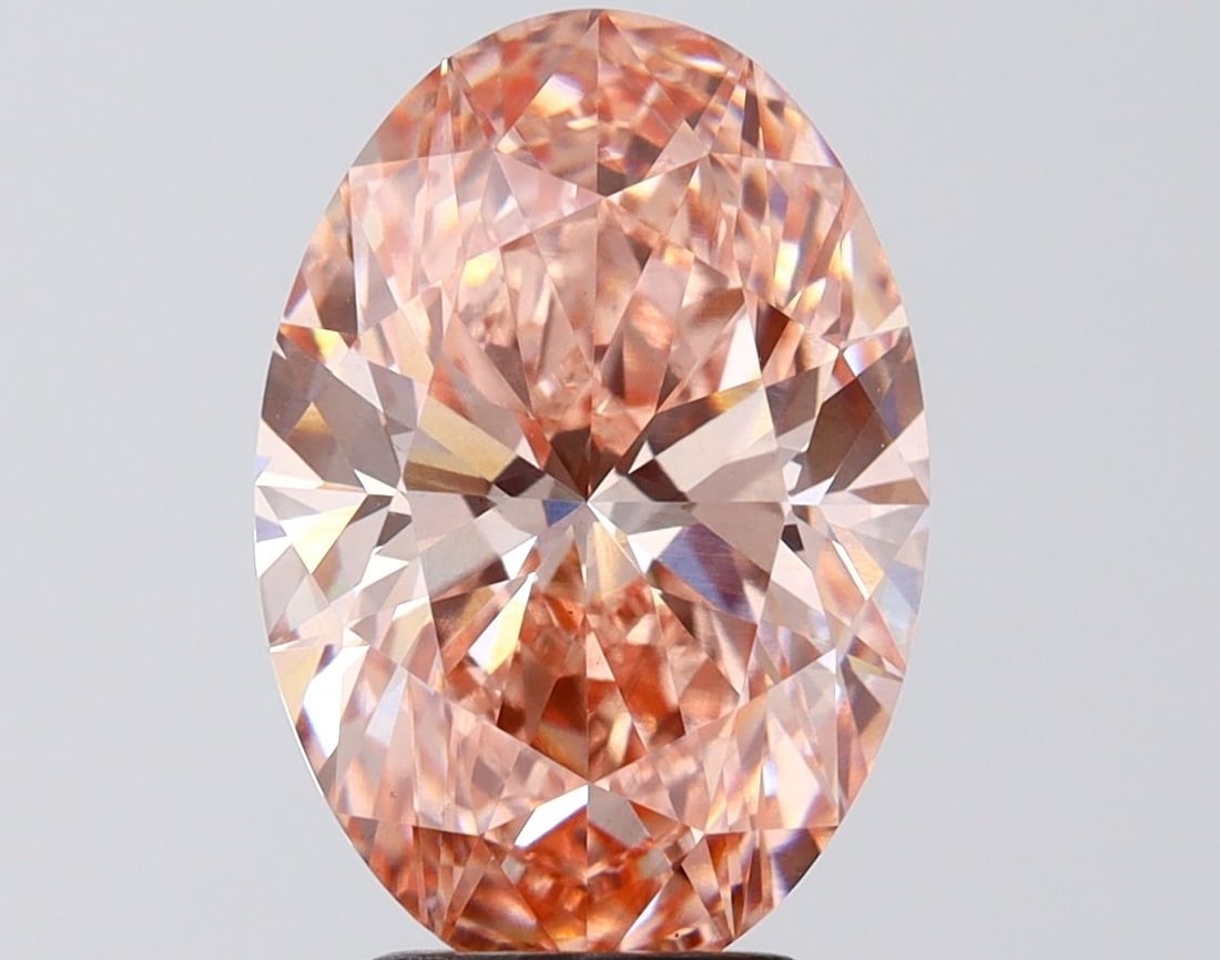 Loose Diamond - OVAL 4.51ct Fancy Intense Pink VS1: Loose Diamond - OVAL 4.51ct Fancy Intense Pink VS1 Source: This is a real non-mined Diamond that has been grown in a lab Shape: OVAL Carats: 4.51 Color: Fancy Intense Pink Certification: IGI Video: