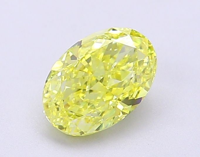 Loose Diamond - OVAL 1.08ct Fancy Vivid Yellow VS2: Loose Diamond - OVAL 1.08ct Fancy Vivid Yellow VS2 Source: This is a real non-mined Diamond that has been grown in a lab Shape: OVAL Carats: 1.08 Color: Fancy Vivid Yellow Certification: IGI Video: