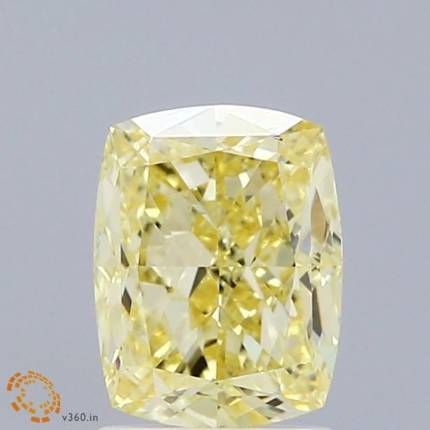 Loose Diamond - CUSHION MODIFIED 1.7ct Fancy Yellow VS1: Loose Diamond - CUSHION MODIFIED 1.7ct Fancy Yellow VS1 Source: This is a real non-mined Diamond that has been grown in a lab Shape: CUSHION MODIFIED Carats: 1.7 Color: Fancy Yellow Certification: IGI