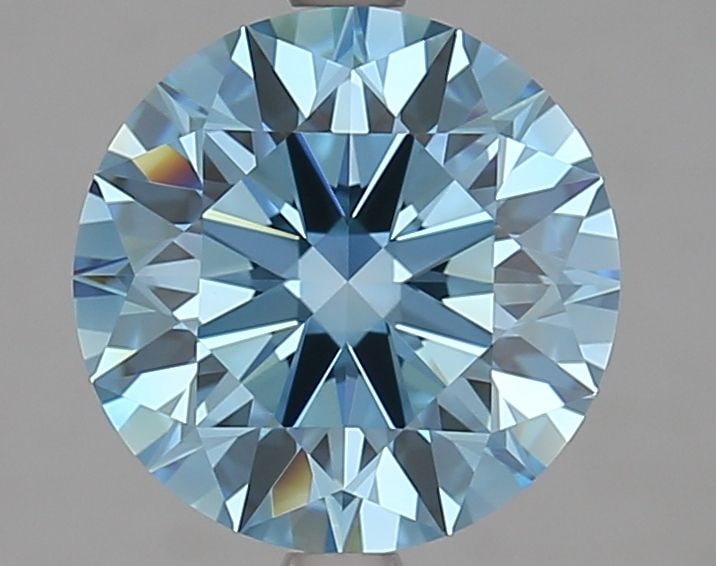 Ideal Loose Diamond - ROUND 2.67ct Fancy Vivid Blue VVS1: Ideal Loose Diamond - ROUND 2.67ct Fancy Vivid Blue VVS1 Source: This is a real non-mined Diamond that has been grown in a lab Shape: ROUND Carats: 2.67 Color: Fancy Vivid Blue Certification: IGI Vide