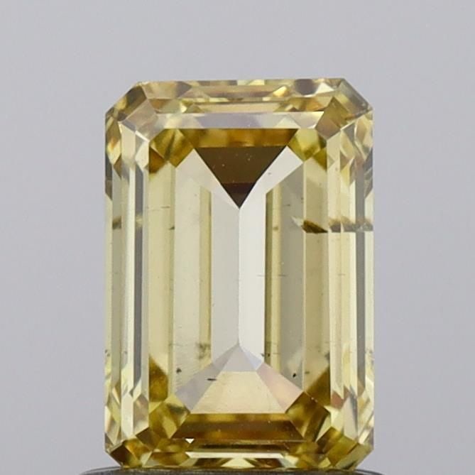 Loose Diamond - EMERALD 1.01ct Fancy Vivid Yellow SI1: Loose Diamond - EMERALD 1.01ct Fancy Vivid Yellow SI1 Source: This is a real non-mined Diamond that has been grown in a lab Shape: EMERALD Carats: 1.01 Color: Fancy Vivid Yellow Certification: NONE Vi