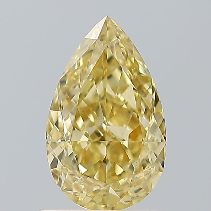 Loose Diamond - PEAR 1.09ct Fancy Yellow VS2: Loose Diamond - PEAR 1.09ct Fancy Yellow VS2 Source: This is a real non-mined Diamond that has been grown in a lab Shape: PEAR Carats: 1.09 Color: Fancy Yellow Certification: IGI Video: