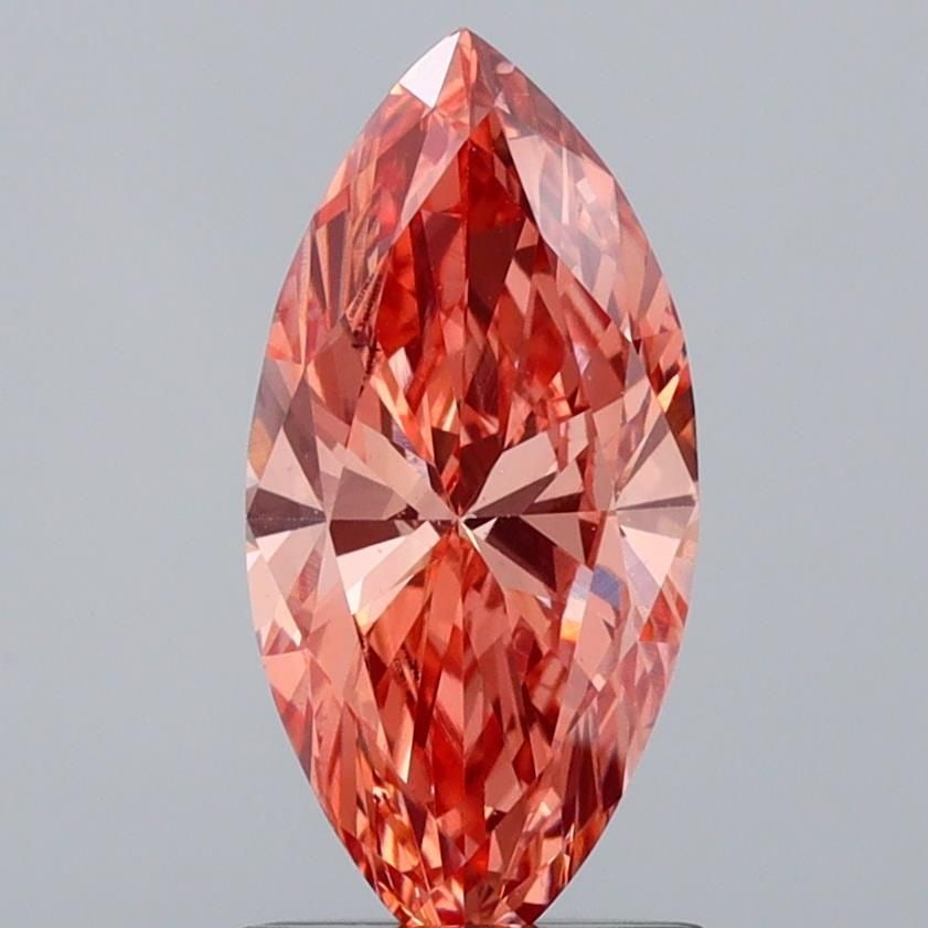 Loose Diamond - MARQUISE 1.29ct Fancy Intense Brown Pink VS2: Loose Diamond - MARQUISE 1.29ct Fancy Intense Brown Pink VS2 Source: This is a real non-mined Diamond that has been grown in a lab Shape: MARQUISE Carats: 1.29 Color: Fancy Intense Brown Pink Certific