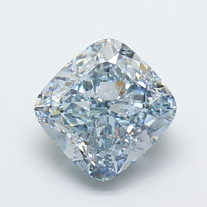 Loose Diamond - CUSHION MODIFIED 3.01ct Fancy Intense Blue VS1: Loose Diamond - CUSHION MODIFIED 3.01ct Fancy Intense Blue VS1 Source: This is a real non-mined Diamond that has been grown in a lab Shape: CUSHION MODIFIED Carats: 3.01 Color: Fancy Intense Blue Cert