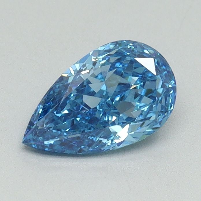 Loose Diamond - PEAR 0.72ct Fancy Vivid Blue VS1: Loose Diamond - PEAR 0.72ct Fancy Vivid Blue VS1 Source: This is a real non-mined Diamond that has been grown in a lab Shape: PEAR Carats: 0.72 Color: Fancy Vivid Blue Certification: IGI Video: