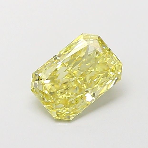 Loose Diamond - RADIANT 1.04ct Fancy Yellow VVS2: Loose Diamond - RADIANT 1.04ct Fancy Yellow VVS2 Source: This is a real non-mined Diamond that has been grown in a lab Shape: RADIANT Carats: 1.04 Color: Fancy Yellow Certification: IGI Video: