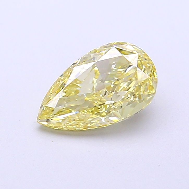 Loose Diamond - PEAR 1.08ct Fancy Yellow VS1: Loose Diamond - PEAR 1.08ct Fancy Yellow VS1 Source: This is a real non-mined Diamond that has been grown in a lab Shape: PEAR Carats: 1.08 Color: Fancy Yellow Certification: IGI Video: