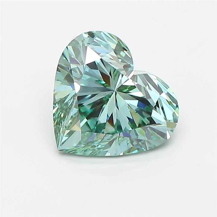 Loose Diamond - HEART 2.06ct Fancy Vivid Green VVS2 (1 of 1)