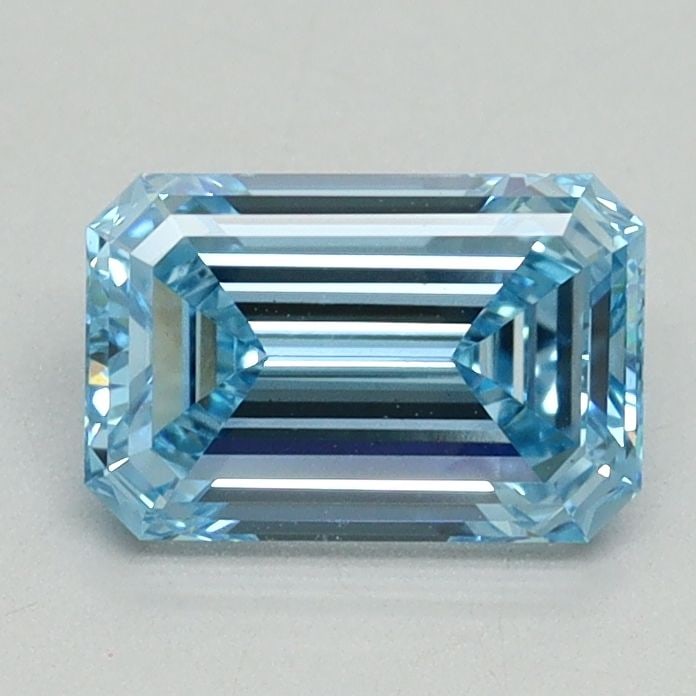 Loose Diamond - EMERALD 1.13ct Fancy Intense Blue VS2: Loose Diamond - EMERALD 1.13ct Fancy Intense Blue VS2 Source: This is a real non-mined Diamond that has been grown in a lab Shape: EMERALD Carats: 1.13 Color: Fancy Intense Blue Certification: IGI Vid