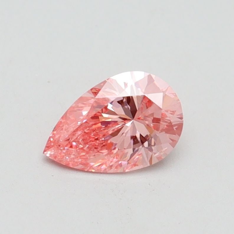 Loose Diamond - PEAR 0.5ct Fancy Vivid Pink SI1: Loose Diamond - PEAR 0.5ct Fancy Vivid Pink SI1 Source: This is a real non-mined Diamond that has been grown in a lab Shape: PEAR Carats: 0.5 Color: Fancy Vivid Pink Certification: IGI Video: