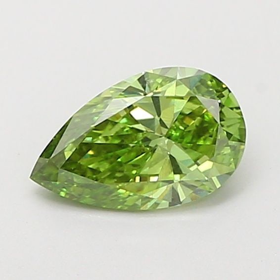 Loose Diamond - PEAR 0.77ct Fancy Vivid Green VVS2: Loose Diamond - PEAR 0.77ct Fancy Vivid Green VVS2 Source: This is a real non-mined Diamond that has been grown in a lab Shape: PEAR Carats: 0.77 Color: Fancy Vivid Green Certification: IGI Video: