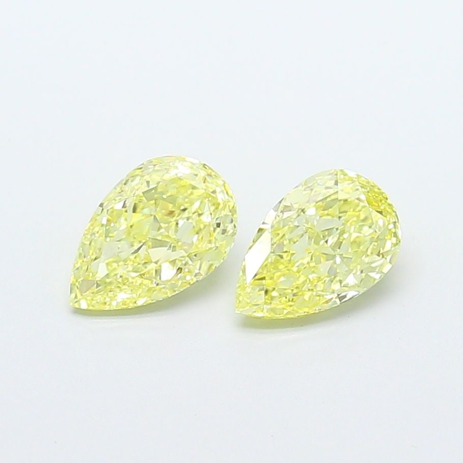 Loose Diamond - PEAR 1.0ct Fancy Yellow VVS2: Loose Diamond - PEAR 1.0ct Fancy Yellow VVS2 Source: This is a real non-mined Diamond that has been grown in a lab Shape: PEAR Carats: 1.0 Color: Fancy Yellow Certification: IGI Video: