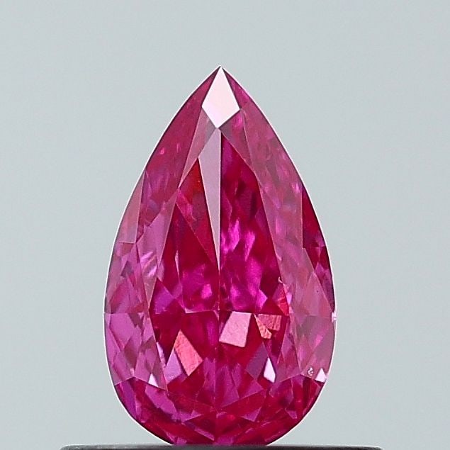 Loose Diamond - PEAR 0.54ct Fancy Vivid Pink VS1: Loose Diamond - PEAR 0.54ct Fancy Vivid Pink VS1 Source: This is a real non-mined Diamond that has been grown in a lab Shape: PEAR Carats: 0.54 Color: Fancy Vivid Pink Certification: NONE Video: