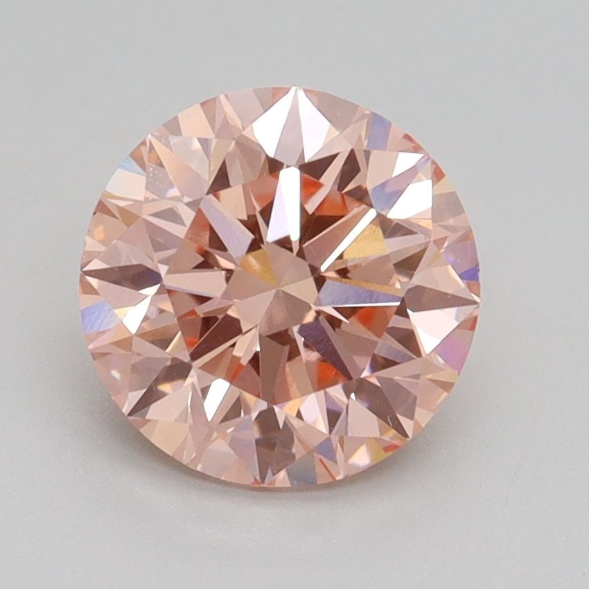 Loose Diamond - ROUND 1.81ct Fancy Intense Pink VS1: Loose Diamond - ROUND 1.81ct Fancy Intense Pink VS1 Source: This is a real non-mined Diamond that has been grown in a lab Shape: ROUND Carats: 1.81 Color: Fancy Intense Pink Certification: IGI Video:
