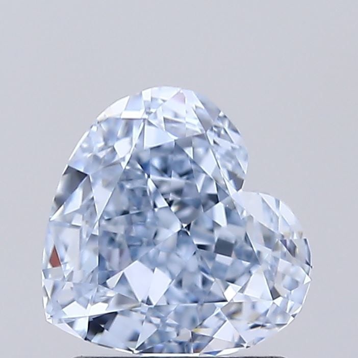Loose Diamond - HEART 1.53ct Fancy Light Blue VVS2: Loose Diamond - HEART 1.53ct Fancy Light Blue VVS2 Source: This is a real non-mined Diamond that has been grown in a lab Shape: HEART Carats: 1.53 Color: Fancy Light Blue Certification: IGI Video: