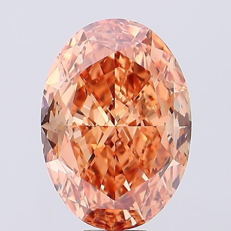 Loose Diamond - OVAL 15.38ct Fancy Yellowish Brown VS1: Loose Diamond - OVAL 15.38ct Fancy Yellowish Brown VS1 Source: This is a real non-mined Diamond that has been grown in a lab Shape: OVAL Carats: 15.38 Color: Fancy Yellowish Brown Certification: IGI V