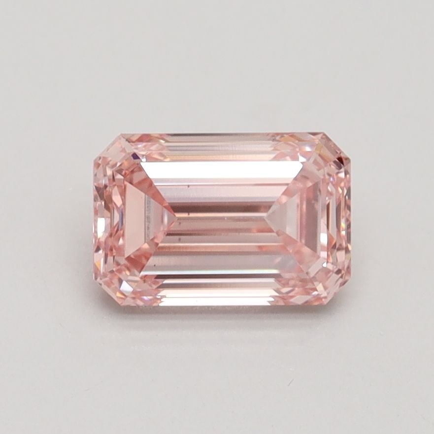 Loose Diamond - EMERALD 1.09ct Fancy Intense Pink VS2: Loose Diamond - EMERALD 1.09ct Fancy Intense Pink VS2 Source: This is a real non-mined Diamond that has been grown in a lab Shape: EMERALD Carats: 1.09 Color: Fancy Intense Pink Certification: IGI Vid