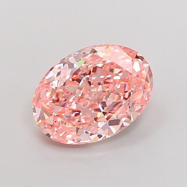 Loose Diamond - OVAL 2.43ct Fancy Vivid Pink VS1: Loose Diamond - OVAL 2.43ct Fancy Vivid Pink VS1 Source: This is a real non-mined Diamond that has been grown in a lab Shape: OVAL Carats: 2.43 Color: Fancy Vivid Pink Certification: IGI Video: