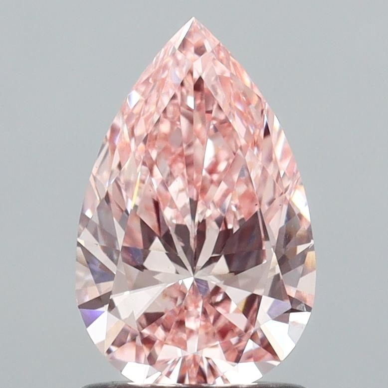Loose Diamond - PEAR 1.03ct Fancy Intense Pink VS2: Loose Diamond - PEAR 1.03ct Fancy Intense Pink VS2 Source: This is a real non-mined Diamond that has been grown in a lab Shape: PEAR Carats: 1.03 Color: Fancy Intense Pink Certification: IGI Video: