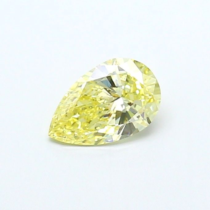 Loose Diamond - PEAR 0.73ct Fancy Vivid Yellow VS2: Loose Diamond - PEAR 0.73ct Fancy Vivid Yellow VS2 Source: This is a real non-mined Diamond that has been grown in a lab Shape: PEAR Carats: 0.73 Color: Fancy Vivid Yellow Certification: IGI Video: