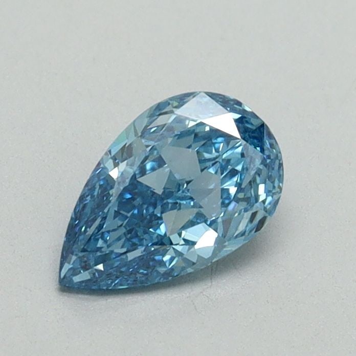 Loose Diamond - PEAR 0.54ct Fancy Vivid Blue VVS2: Loose Diamond - PEAR 0.54ct Fancy Vivid Blue VVS2 Source: This is a real non-mined Diamond that has been grown in a lab Shape: PEAR Carats: 0.54 Color: Fancy Vivid Blue Certification: IGI Video: