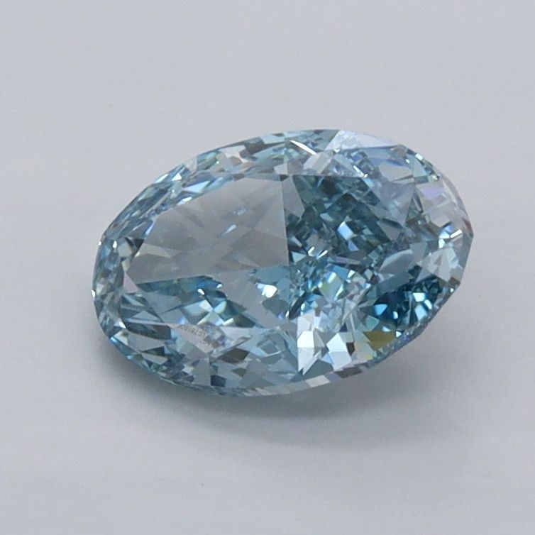 Loose Diamond - OVAL 1.06ct Fancy Vivid Blue VVS1: Loose Diamond - OVAL 1.06ct Fancy Vivid Blue VVS1 Source: This is a real non-mined Diamond that has been grown in a lab Shape: OVAL Carats: 1.06 Color: Fancy Vivid Blue Certification: IGI Video: