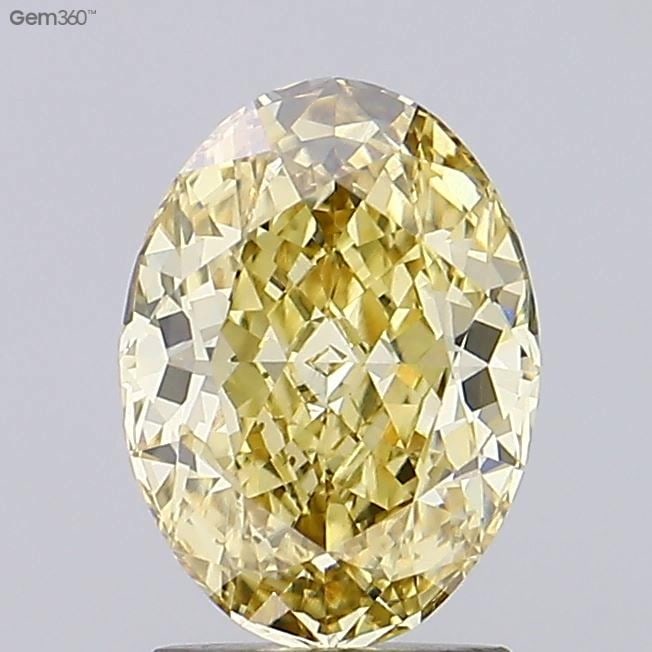 Loose Diamond - OVAL 2.05ct Fancy Intense Yellow VS2: Loose Diamond - OVAL 2.05ct Fancy Intense Yellow VS2 Source: This is a real non-mined Diamond that has been grown in a lab Shape: OVAL Carats: 2.05 Color: Fancy Intense Yellow Certification: IGI Video