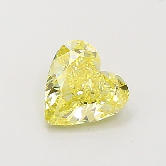 Loose Diamond - HEART 0.49ct Fancy Intense Yellow VS1: Loose Diamond - HEART 0.49ct Fancy Intense Yellow VS1 Source: This is a real non-mined Diamond that has been grown in a lab Shape: HEART Carats: 0.49 Color: Fancy Intense Yellow Certification: IGI Vid