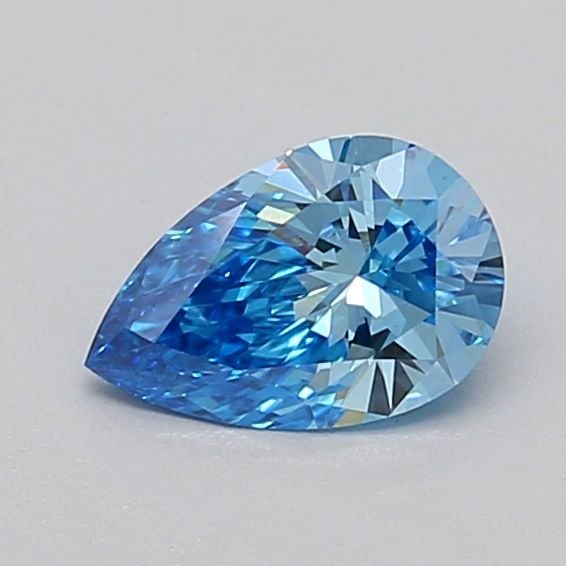 Loose Diamond - PEAR 0.51ct Fancy Vivid Blue VS1: Loose Diamond - PEAR 0.51ct Fancy Vivid Blue VS1 Source: This is a real non-mined Diamond that has been grown in a lab Shape: PEAR Carats: 0.51 Color: Fancy Vivid Blue Certification: IGI Video: