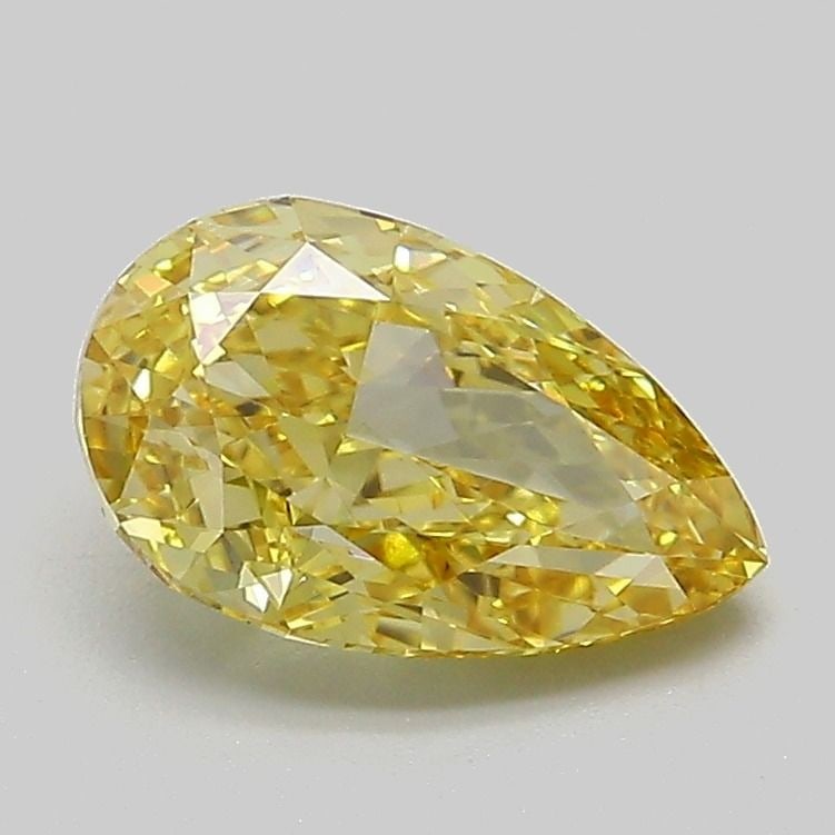 Loose Diamond - PEAR 1.41ct Fancy Intense Yellow VVS2: Loose Diamond - PEAR 1.41ct Fancy Intense Yellow VVS2 Source: This is a real non-mined Diamond that has been grown in a lab Shape: PEAR Carats: 1.41 Color: Fancy Intense Yellow Certification: IGI Vide
