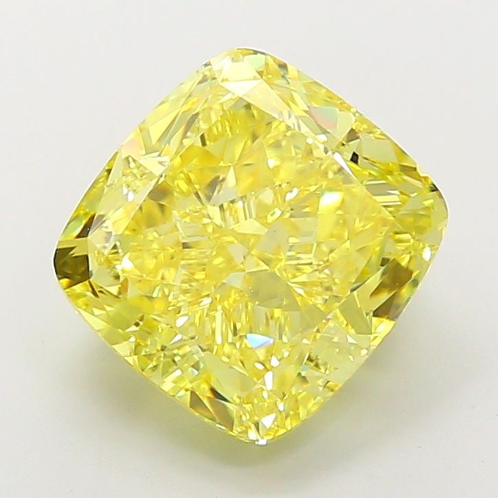Loose Diamond - CUSHION MODIFIED 9.02ct Fancy Vivid Yellow VS1: Loose Diamond - CUSHION MODIFIED 9.02ct Fancy Vivid Yellow VS1 Source: This is a real non-mined Diamond that has been grown in a lab Shape: CUSHION MODIFIED Carats: 9.02 Color: Fancy Vivid Yellow Cert