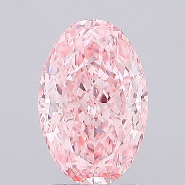 Loose Diamond - OVAL 2.21ct Fancy Vivid Pink VS1: Loose Diamond - OVAL 2.21ct Fancy Vivid Pink VS1 Source: This is a real non-mined Diamond that has been grown in a lab Shape: OVAL Carats: 2.21 Color: Fancy Vivid Pink Certification: IGI Video: