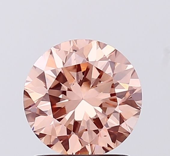 Loose Diamond - ROUND 1.27ct Fancy Intense Brown Pink VS2: Loose Diamond - ROUND 1.27ct Fancy Intense Brown Pink VS2 Source: This is a real non-mined Diamond that has been grown in a lab Shape: ROUND Carats: 1.27 Color: Fancy Intense Brown Pink Certification: