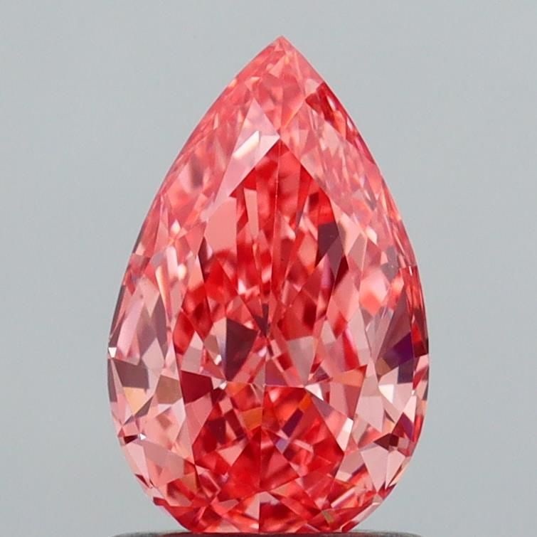 Loose Diamond - PEAR 1.03ct Fancy Vivid Pink VS1: Loose Diamond - PEAR 1.03ct Fancy Vivid Pink VS1 Source: This is a real non-mined Diamond that has been grown in a lab Shape: PEAR Carats: 1.03 Color: Fancy Vivid Pink Certification: IGI Video: