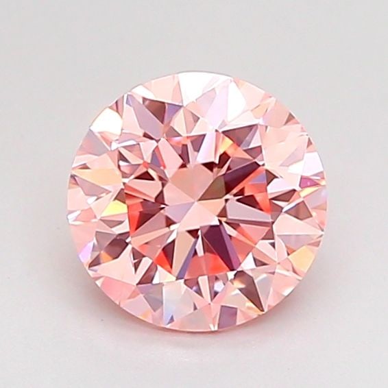 Loose Diamond - ROUND 1.0ct Fancy Vivid Pink VVS2: Loose Diamond - ROUND 1.0ct Fancy Vivid Pink VVS2 Source: This is a real non-mined Diamond that has been grown in a lab Shape: ROUND Carats: 1.0 Color: Fancy Vivid Pink Certification: IGI Video: