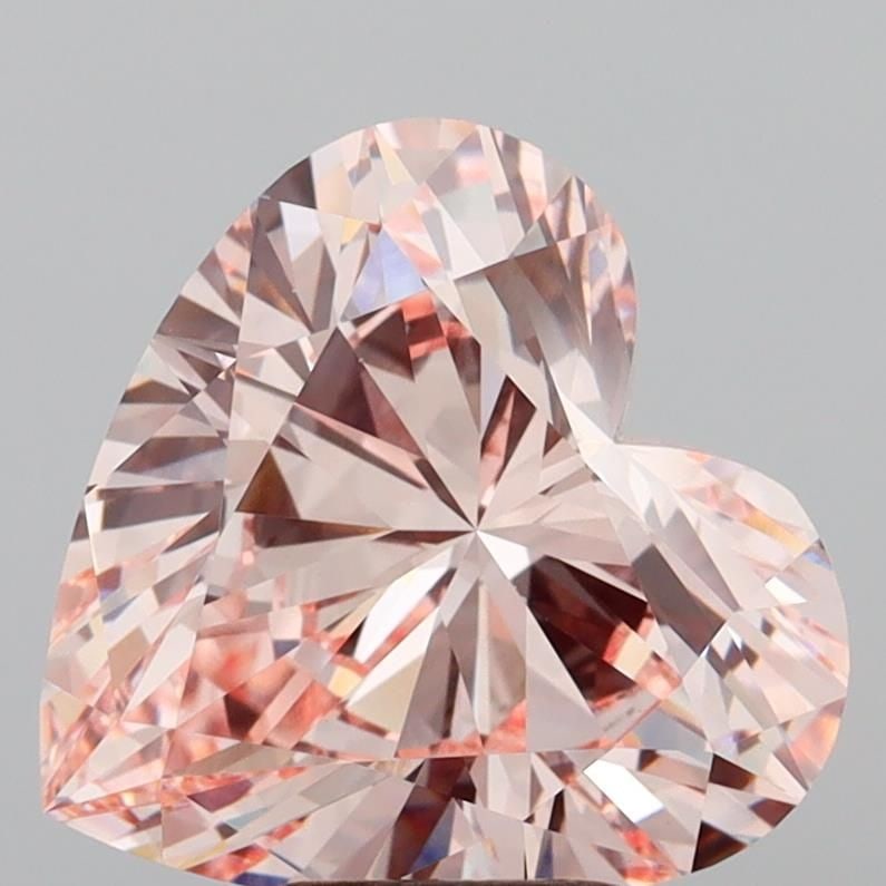Loose Diamond - HEART 5.14ct Fancy Intense Pink VVS2: Loose Diamond - HEART 5.14ct Fancy Intense Pink VVS2 Source: This is a real non-mined Diamond that has been grown in a lab Shape: HEART Carats: 5.14 Color: Fancy Intense Pink Certification: IGI Video: