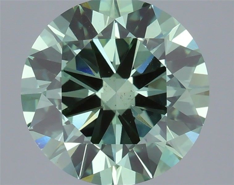 Loose Diamond - ROUND 3.0ct Fancy Vivid Green VS2: Loose Diamond - ROUND 3.0ct Fancy Vivid Green VS2 Source: This is a real non-mined Diamond that has been grown in a lab Shape: ROUND Carats: 3.0 Color: Fancy Vivid Green Certification: IGI Video:
