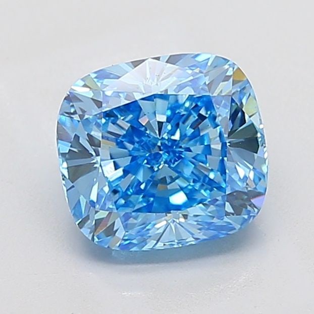 Loose Diamond - CUSHION MODIFIED 3.07ct Fancy Vivid Blue VS1: Loose Diamond - CUSHION MODIFIED 3.07ct Fancy Vivid Blue VS1 Source: This is a real non-mined Diamond that has been grown in a lab Shape: CUSHION MODIFIED Carats: 3.07 Color: Fancy Vivid Blue Certific