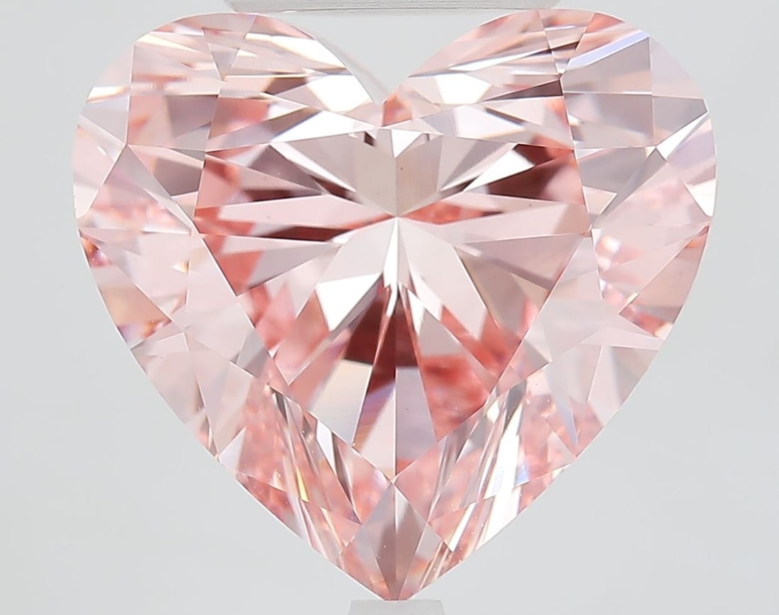 Loose Diamond - HEART 11.05ct Fancy Vivid Pink VS1 (1 of 1)