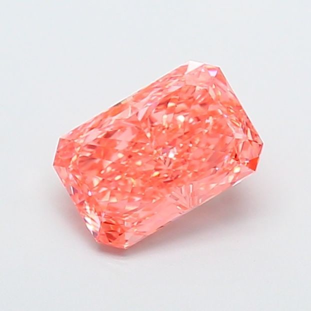 Loose Diamond - RADIANT 2.08ct Fancy Vivid Pink VS1: Loose Diamond - RADIANT 2.08ct Fancy Vivid Pink VS1 Source: This is a real non-mined Diamond that has been grown in a lab Shape: RADIANT Carats: 2.08 Color: Fancy Vivid Pink Certification: IGI Video:
