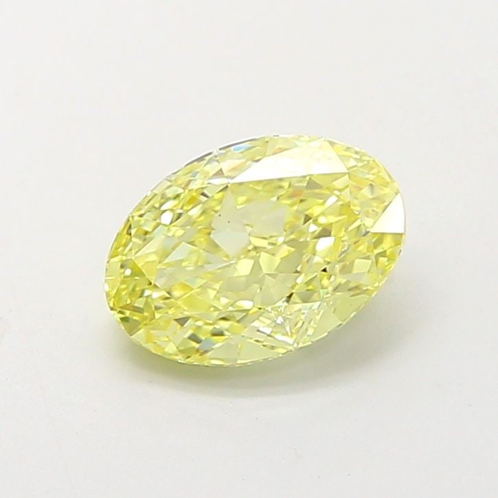 Loose Diamond - OVAL 1.54ct Fancy Vivid Yellow VS1: Loose Diamond - OVAL 1.54ct Fancy Vivid Yellow VS1 Source: This is a real non-mined Diamond that has been grown in a lab Shape: OVAL Carats: 1.54 Color: Fancy Vivid Yellow Certification: IGI Video: